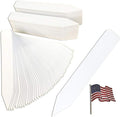 4" x 5/8" White Premium Pot Stakes - 1,000 Pcs - Plastic Plant Tags Markers and Labels - Nursery Garden Tree Labels Waterproof Writeable | Made in The USA |