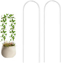 2 Pack U-Shaped Plant Trellis Indoor, Clear Acrylic Pothos Plant Climber Support, Trellis for Potted Plants Climbing Small Garden Plants Trelli Houseplant Accessory for Potted Ivy Outdoor
