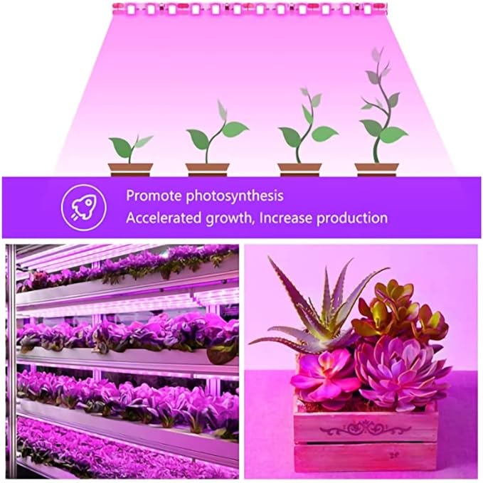 LED Grow Light Strips,Waterproof Full Spectrum Plant Grow Light, USB 13.12ft 240LEDs, Flexible Growing Lamp for Indoor Plants Succulents Hydroponics Greenhouse Gardening