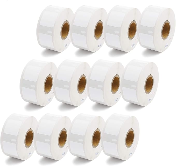 Suminey - Compatible 30332 Square Multipurpose 1" X 1" Thermal Labels Replacement for DYMO 30332 (1" X 1"), for Dymo Labelwriter 450, 4XL, Munbyn & Zebra Desktop Printers - 12 Rolls/9000 Labels