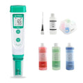 APERA INSTRUMENTS AI209-T Value Series PH20 pH Tester Combo Kit, including the Maintenance Set, and a CalPod Solution Holder for Easy Calibration
