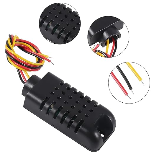 2pcs DHT21 AM2301 High Precision Capacitive Digital Temperature Humidity Sensor Module DHT21 Digital Temperature and Humidity Sensor Modules for Arduino