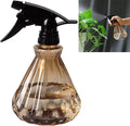 Yrzper Watering Can for Indoor Plants, Plant Mister Spray Bottle with Detachable Nozzle for Plants,Succulents, Garden Flowers Mist Small Modern Translucent Sprayer Bottle for Bonsai Plants (Brown)