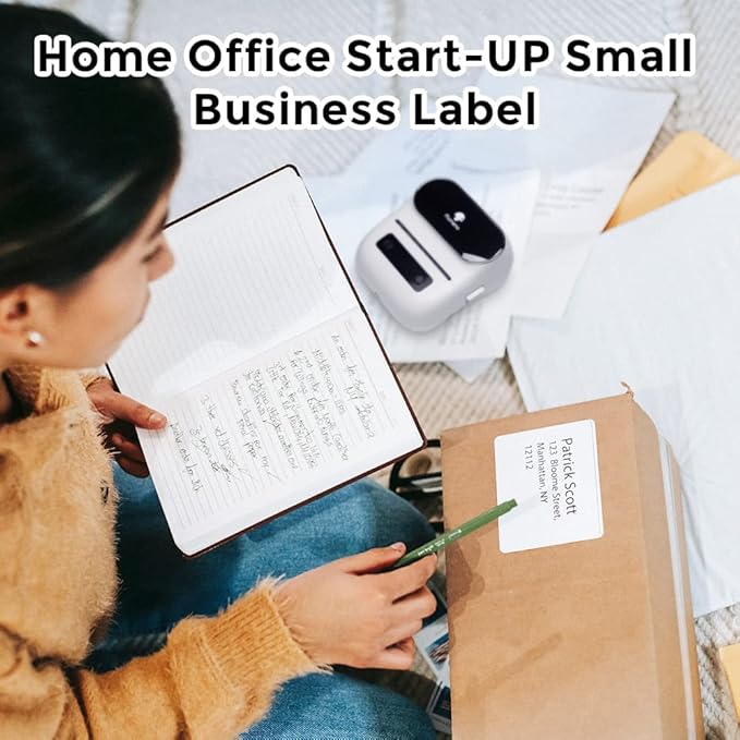 M220 Thermal Labels - 2.75"X3.14"(70x80mm) Compatible with Phomemo M250 Labels, White Square Print Master Label Refill for M220, M221, M250, M260, M421 Label Maker for Barcode, Ingredient, 3 Rolls
