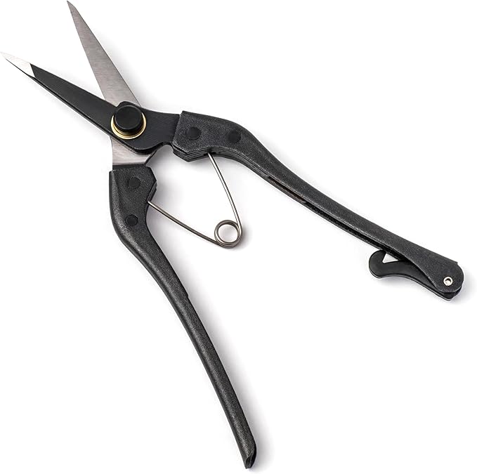 Wablade Japanese Single Blade Pruning Shears, Hand Pruner for Thicker Stems & Controlled Cutting, Garden Shears for Plants & Shrubs, 0.4" (10 mm), Made in Japan (Single-blade)