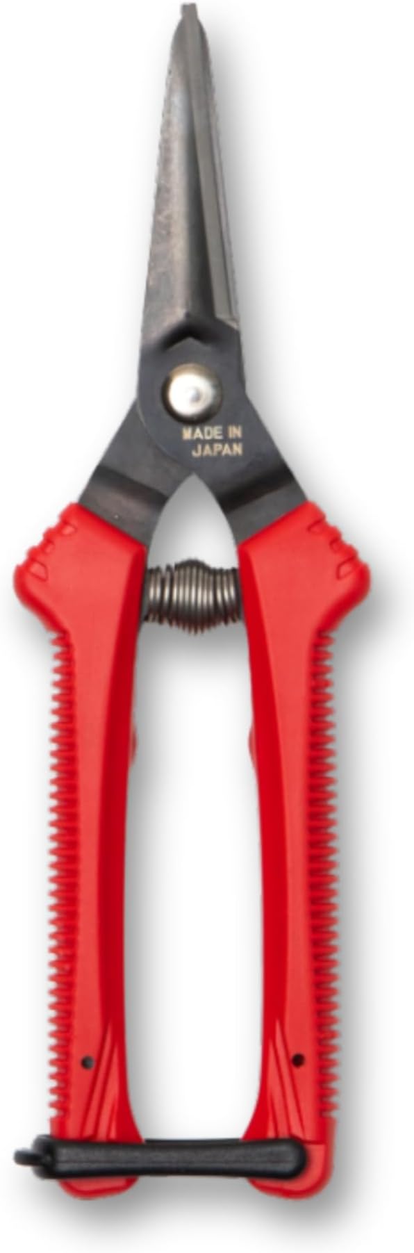 Saboten SD-8 Japanese Micro Tip Harvesting Snips, Ultra-Light 2.3 oz (65g) Pruning Scissors for Herbs, Flowers & Vegetables, HRC60 Blade Steel, Spring Action + Safety Lock, Made in Japan