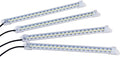 LED Grow Light for Plant Stand, Single-Driver Quad LED Light Strip for 9-Tier S-Shaped Modern Plant Shelf.