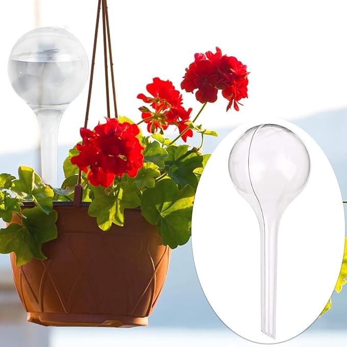 2PCS Watering Globes,Plant Watering Globes Plastic Self-Watering Bulbs Houseplant Plant Pot Bulbs,Self Watering Planter Insert Plant Accessories for Plants Indoor,Outdoor,Flowerpot,Home Garden