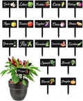 20Pcs Garden Signs for Vegetables, 20 Styles Waterproof Reusable Plant Label Signs, Fruit Plant Stakes Tags with Names for Indoor Outdoor Garden Decoration
