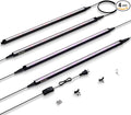Maygrove Grow Lights for Indoor Plants, Tunable Spectrum 2FT LED Growing Lamp 28W (4 x 15W), T5 Grow Light Strip for Seed Starting, Vegetables, Linkable, Black, 4-Pack