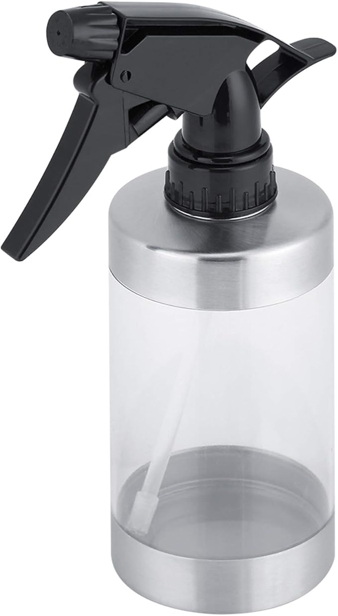 Garosa Fine Mist Spray Bottle 350ml Stainless Steel & Acrylic Water Mister for Indoor Plants Houseplants and Flowers Refillable Plant Misting Bottle