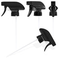 4 Pack Spray Nozzle for Bottles – Replace Broken Sprayers in Seconds with Spray Bottle Nozzle Replacement – Fits 8 Oz & 16 Oz Bottles, Trim-To-Fit Tube, Mist & Stream Modes, Secure Fit Trigger Sprayer