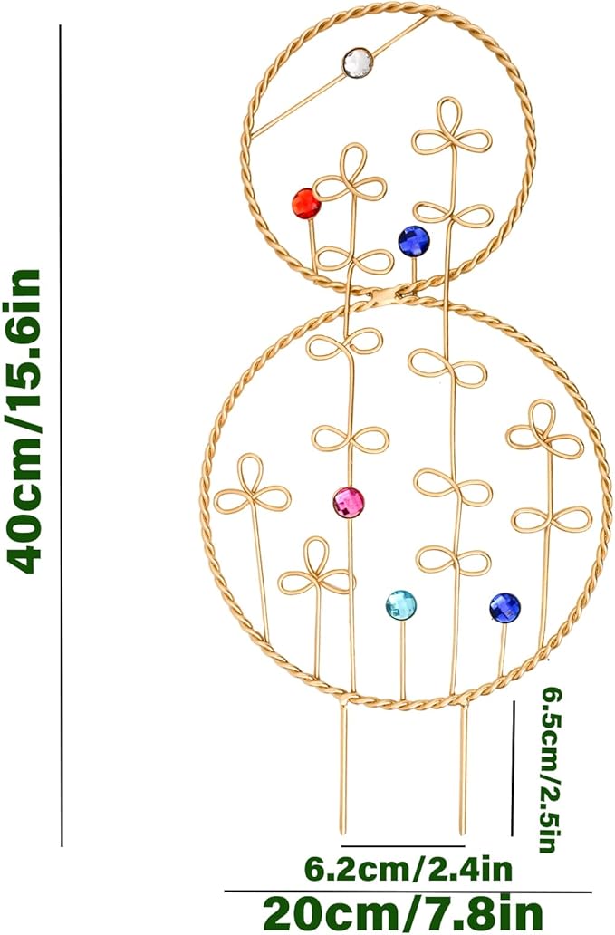 1PCS Hoya Trellis Plant Support Indoor Metal Frame Unique Trellis for Climbing Plants Potted Hoya Pots Small Houseplant Vine Support for Plant Lovers Home Decor