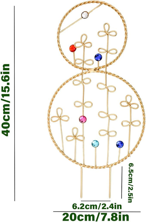 1PCS Hoya Trellis Plant Support Indoor Metal Frame Unique Trellis for Climbing Plants Potted Hoya Pots Small Houseplant Vine Support for Plant Lovers Home Decor