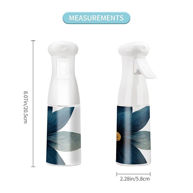 Hair Spray Bottle,Continuous Water Mister Empty Spray for Hairstyling, Cleaning, Plants, Misting and Skin Care