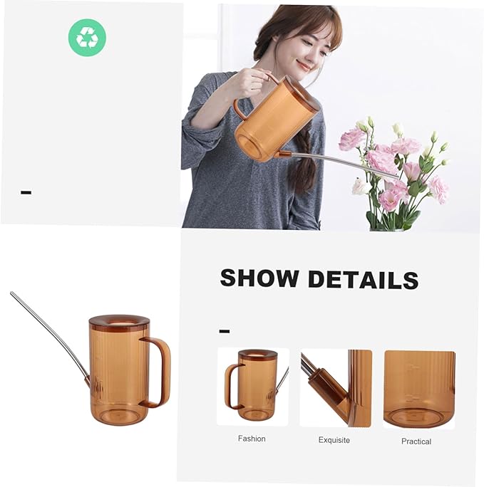 Toddmomy 1pc Ergonomic Handle Long Spout Watering Kettle Garden Supplies Nozzle for Plants