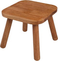 Solid Wood Step Stool，Wooden Plant Stool, Wood Plant Stand, Round Footstool, Removable Portable, Small Short Shoe Changing Stool (Walnut, 9.3inch)