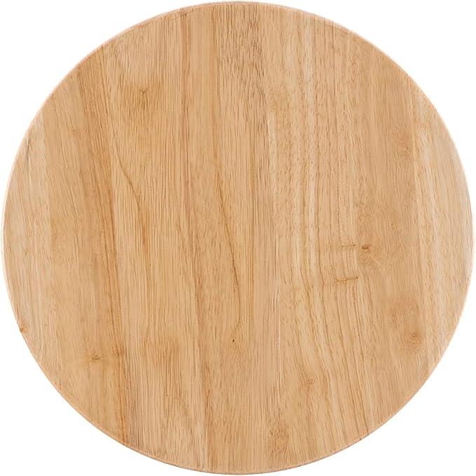 Linon Natural Barstool with Round Seat, 24-Inch