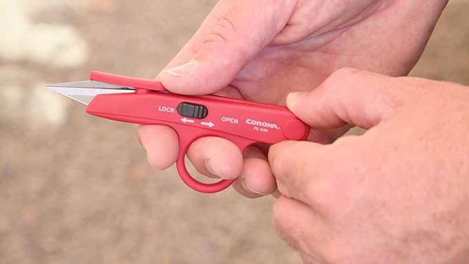 Corona FS 4110 Hydroponic Finger Micro Snips , Red