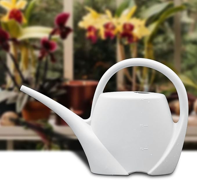2024 New Plant Watering Can - 𝑾𝒂𝒕𝒆𝒓𝒊𝒏𝒈 𝑪𝒂𝒏 1 Gallon Long Spout Watering Can with Comfortable Handle Plastic 𝑾𝒂𝒕𝒆𝒓𝒊𝒏𝒈 𝑪𝒂𝒏 Outdoor for Garden Plants (Pink)