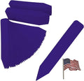 4" x 5/8" Dark Purple Premium Pot Stakes - 500 Pcs - Plastic Plant Tags and Labels - Nursery Garden Tree Labels Waterproof Writeable | Made in The USA |