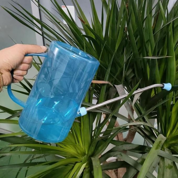 Watering Can for Indoor Plants,1 Litre/ 35 OZ Long Spout Watering Can for Outdoor and Indoor Plants - Small Watering Jug for Houseplants,Large Plastic Watering Can for Garden Flowers Plants (A)