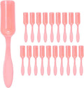 M METERXITY 20-Pack Mini Gardening Shovel Spoons, Plastic Garden Soil Scoops for Cultivation Digging Transplanting/Flower Planting/Plant Succulent, Colorful Small Gardening Tools [Pink]