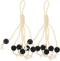 Cabilock Banana Hanging Rack Fresh Keeping Banana Stands Cotton Rope Holder Macrame Rope Storage