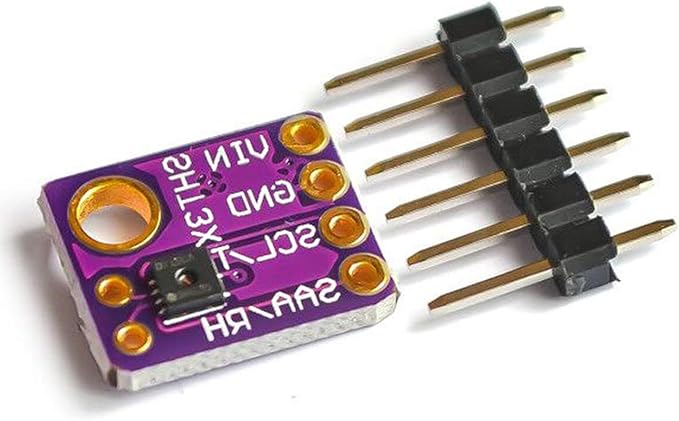 sht31-d digital temperature and humidity sensor board with i2c interface for arduino - zero drift, flipper compatible