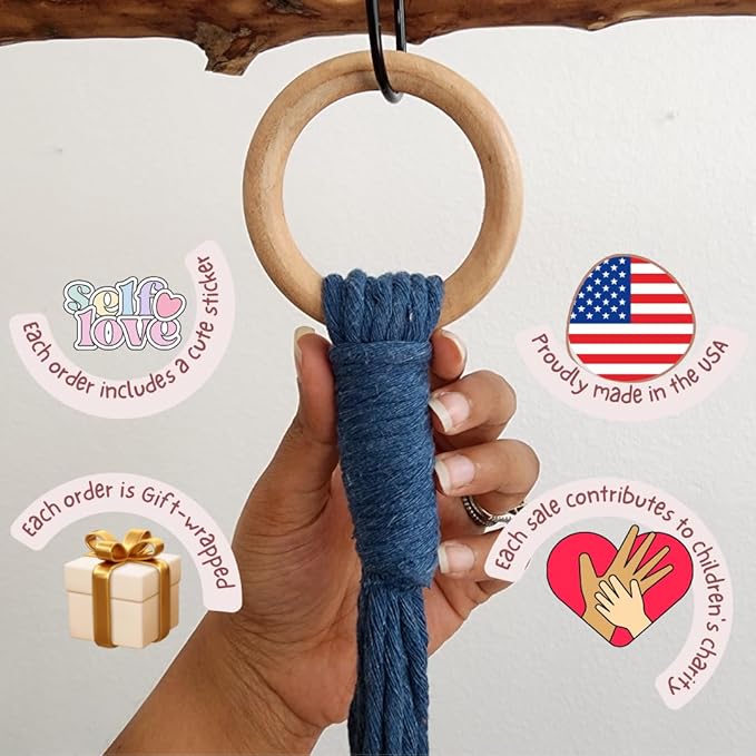 Macrame plant hanger 3ft beaded plant hanger for pots 4-8” for live plants indoor and outdoor decor hanging plant holder Boho décor Plant stand indoor Hanging planter for plant pots (Peacock Blue)
