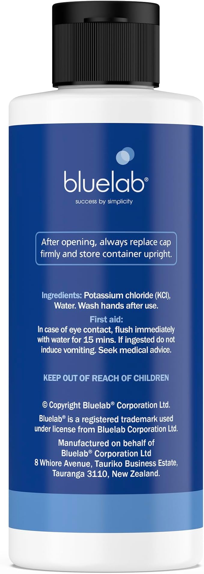 Bluelab KCl Storage Solution for pH Probes and Pens, for Maintaining, Hydrating, and Storing pH Meters, Made in the USA (120ml / 4.5 fl. oz)