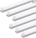 Barrina (Pack of 6 LED T5 Shop Light 3FT, 6500K Super Bright White, Utility Shop Lights, Commercial Bay Light, ETL Listed, Corded Electric with Built-in ON/Off Switch