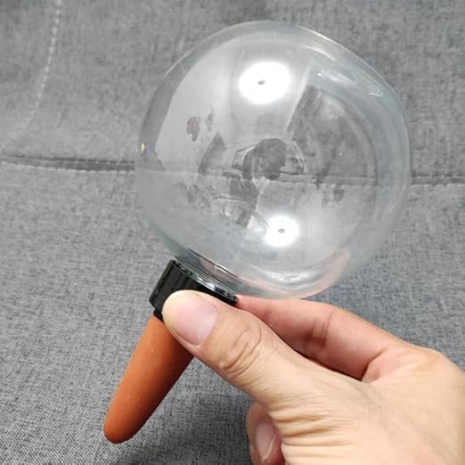 2Pcs Automatic Plant Watering Globes, 17 Oz Self Watering Planter Insert - Indoor/Outdoor Drip Irrigation, Plastic, Minimalist Style