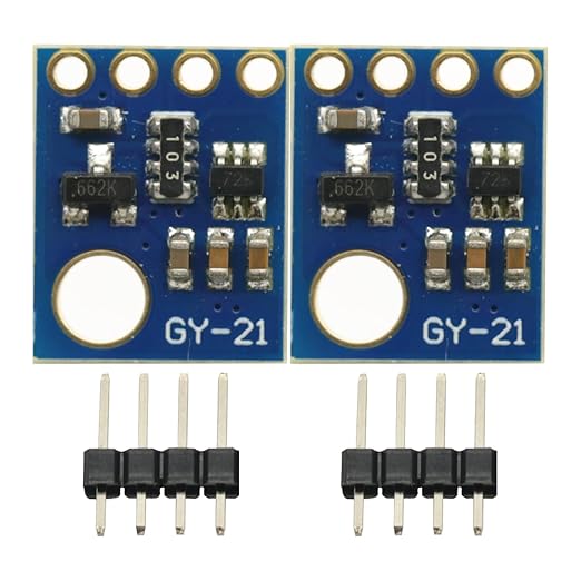 2PCS HTU21 IIC/I2C Digital Temperature Humidity Sensor Breakout Board Module 3V-5V