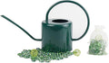 Indoor Watering Can for Houseplants - Long Spout Metal Watering Can for Indoor Plants,Succulents or Outdoor Garden Flower, 1.3L / 40 oz Green