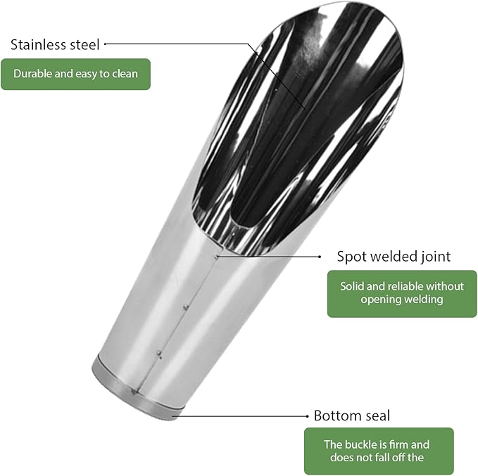 Hand Shovel, Soil Scoop for Indoor Plants 3PCS Potting Soil Scoop 3 Sizes Hand Shovel, Stainless Steel Garden Bonsai Tools for Plant Flower, for Indoor Plants
