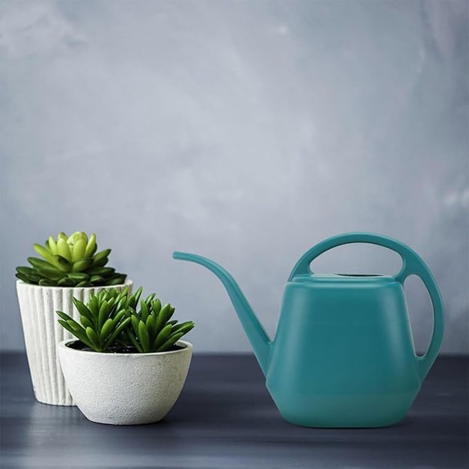 Long Spout Watering Can 2l Sprinkling Kettle for Indoor Outdoor Plants Succulent Gardening Water Pot in Dark Green