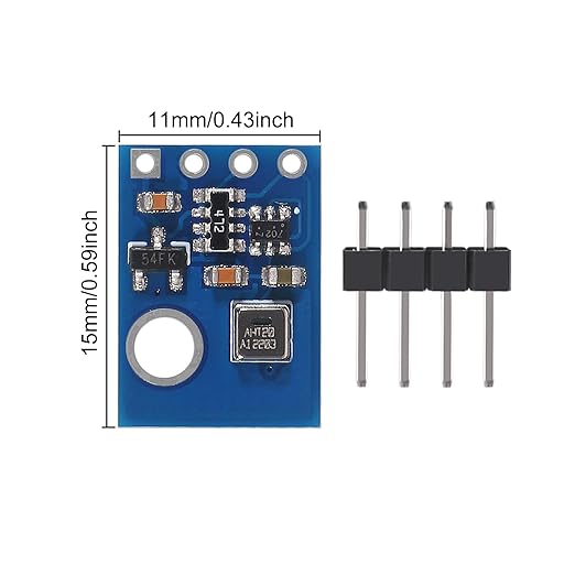 6pcs AHT20 High Precision Digital Temperature Humidity Sensor Measurement Module I2C IIC Communication DHT11 AHT10 Upgraded Version