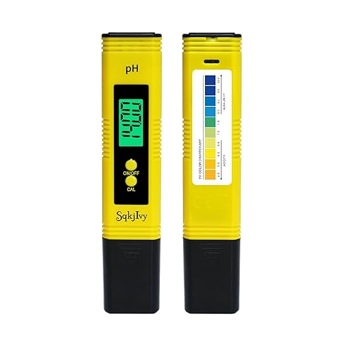 pH Meter for Water Tester Pen Monitor Water ph Meter Quality 0.01 High Accuracy Pocket Size with 0-14 Measurement Range for Soil,Household Drinking, Plants Growing,Pool and Aquarium（Yellow）