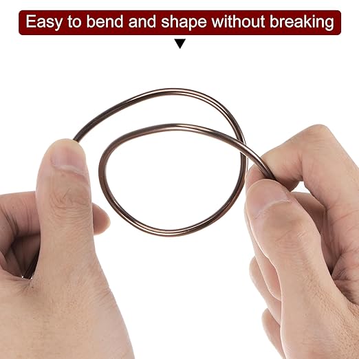 HARFINGTON Bonsai Training Wire 2.5mm Total 20mm 66 Feet Anodized Aluminum Wire Corrosion Resistant Garden Wire for Plants Bonsai Trees Shaping Bending Indoor, Black