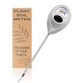 White Soil Moisture Meter, Soil Moisture Monitor for Plants, Soil Hygrometer Moisture Sensor, Plant Water Meter with Guidance for Indoor & Outdoor, Garden, Farm, Lawn Plant Care