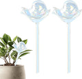 Self Watering Globes, High Borosilicate Glass Snail Design, Large Capacity Automatic Plant Waterer for Indoor Outdoor Plants, Fits Potted Herbs Succulents Office Flora (2pcs)