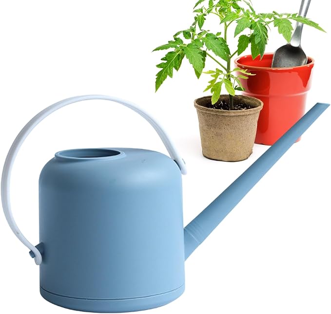 Long-Spout Watering Can, Indoor Plant Waterer, 1.7L Capacity Can with Durable Build, Gardening Tool Material, Watering Device with Detachable Handle, Plant Waterer for Succulents and Flowers