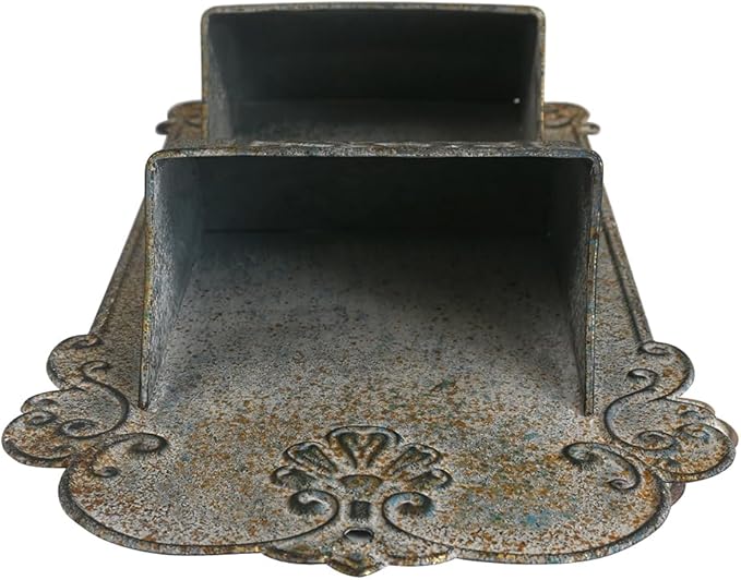 All Chic Metal Wall Planter Outdoor Wall Planter Rustic Wall Mount Planter Wall Hanging Planter Outdoor Wall Planter for Farmhouse Garden Decor