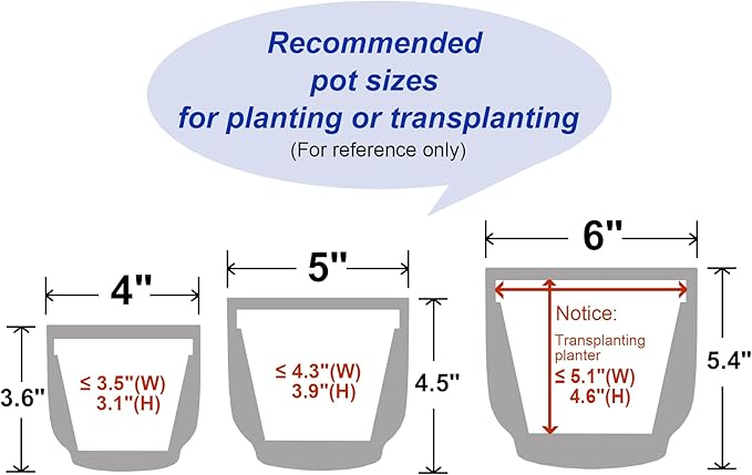 4 + 5 + 6 Inch Ceramic Pots for Indoor Plants, Succulents Plant Pots, Orchid Flower Pot with Drainage Hole, Modern Clay Stoneware Planters, Set of 3 (Dusty Blue, 4+5+6 Inch)