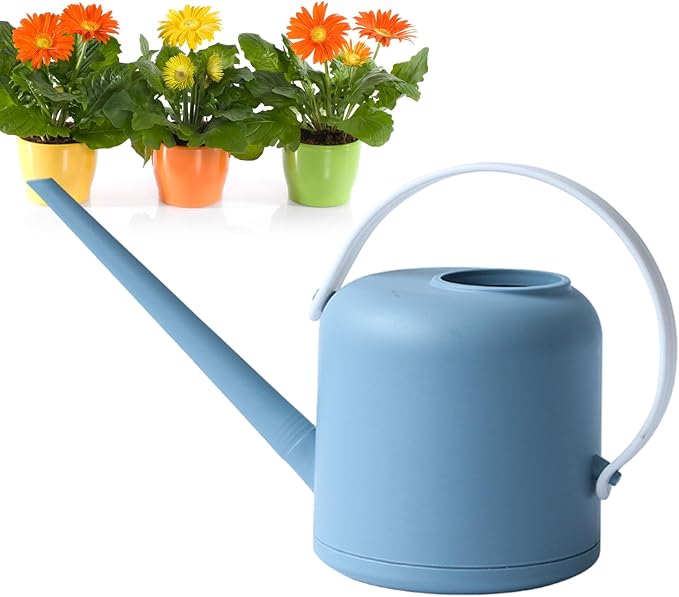 Long-Spout Watering Can, Indoor Plant Waterer, 1.7L Capacity Can with Durable Build, Gardening Tool Material, Watering Device with Detachable Handle, Plant Waterer for Succulents and Flowers