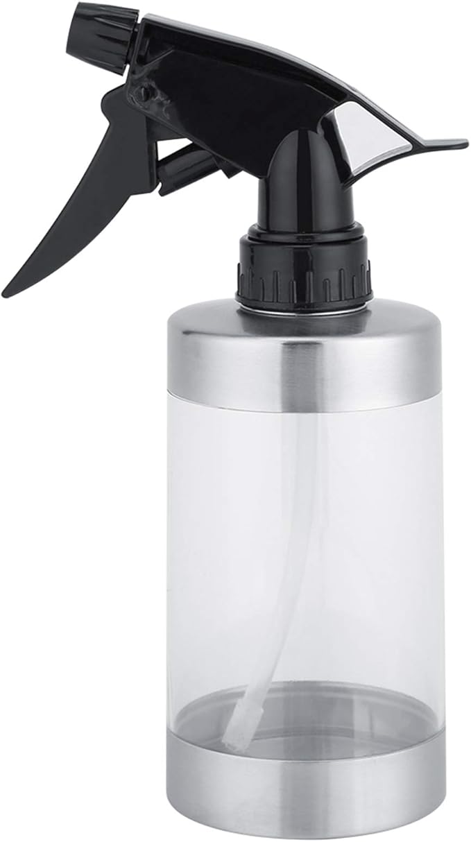 Garosa Fine Mist Spray Bottle 350ml Stainless Steel & Acrylic Water Mister for Indoor Plants Houseplants and Flowers Refillable Plant Misting Bottle