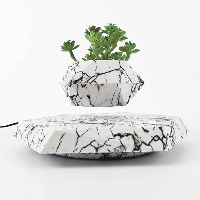 Floating Plant Pot Planter Suspension Air Bonsai Pot Flower Pot Levitating Plant Pot for Home Office