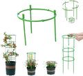 Plant Support Cage, Adjustable Height Garden Stakes for Tomato, Peony, Hydrangea, Snake Plant, Upgraded Thickened Half-Round Plant Supports for Indoor Outdoor Climbing Vegetables & Flowers (1)