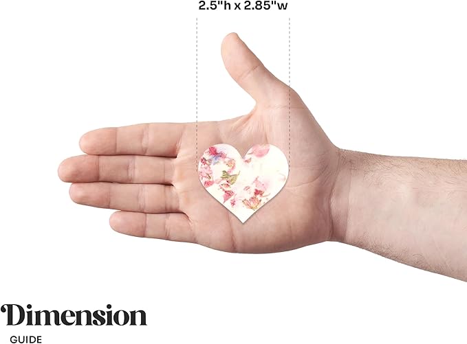 Pink Heart Gift Tags with Wildflower Seeds - 24pcs Writable Gift Wrap Tags for Baby Showers, Mother's Day Present, Party Favors, DIY Crafts, & Earth Day Decorations